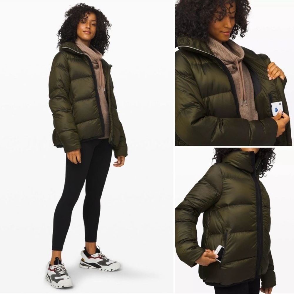 Lululemon Cloudscape olive green jacket - Picture 3 of 11